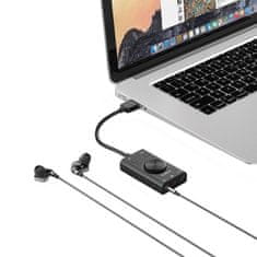 Orico SC2 zunanja zvočna kartica USB, črna