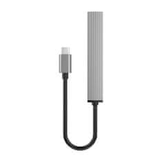 Orico AH-13 HUB adapter USB-C - USB 3.0 / 3x USB 2.0, siva