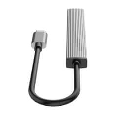 Orico AH-13 HUB adapter USB-C - USB 3.0 / 3x USB 2.0, siva