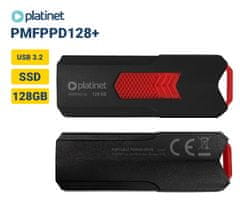 Platinet PLATINET PMFPPD128+ prenosni SSD disk, 128GB, USB 3.2 Gen2, 400MB/s, HYPERSPEED, najhitrejši in najmanjši na svetu