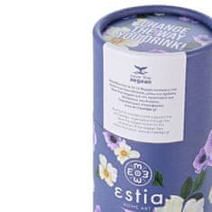 ESTIA HOME ART Garden Blue izolirana potovalna steklenica, 500ml