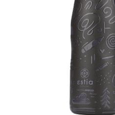 ESTIA HOME ART Noir Echo izolirana potovalna steklenica, 500ml