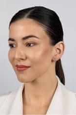 Brilio Silver Pozlačeni uhani Vozliček s kubičnim cirkonom EA1172Y