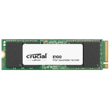 Crucial E100 SSD disk, Gen4 NVMe, PCIe 4.0, M.2, 1 TB (CT1000E100SSD8)