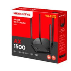 Mercusys MR60X brezžični usmerjevalnik, Wi-Fi 6, AX1500