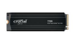 Crucial T705 SSD disk s hladilnikom, Gen4 NVMe, PCIe 4.0, M.2, 1 TB (CT1000T705SSD5)