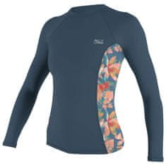 O'Neill Ženska UV majica Side Print Rash Guard, dlg rok, Blue, XS