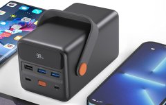 Choetech Mini polnilna postaja, prenosna baterija Choetech B664 50000mAh 65W (črna)