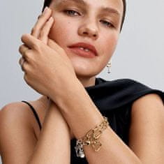 Pandora Majhen pozlačen obesek Heart Shine 763691C00