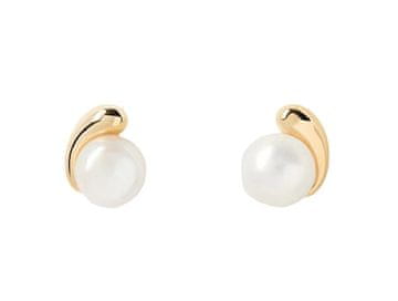 PDPAOLA Očarljivi pozlačeni uhani La Perla AR01-E68-U