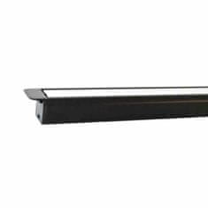shumee ČRNI ALUMINIJASTI PROFIL TIP G 1m + MLEČNI SEBUNAR