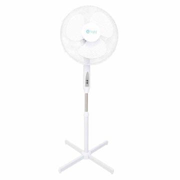 shumee EKO-LIGHT STOJEČI VENTILATOR Z DALJINSKIM UPRAVLJALNIKOM 16'' BEL