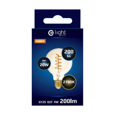shumee Dekorativna žarnica 4W G125 E27