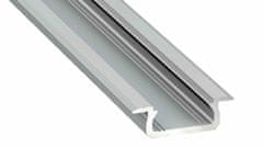 shumee ALUMINIJASTI PROFIL SREBRN TIP Z 1m + MLEČNI SEBUNAR