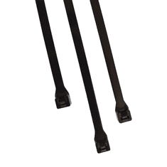 shumee Kabelske vezice 2,5x100 mm črne - 100 kosov