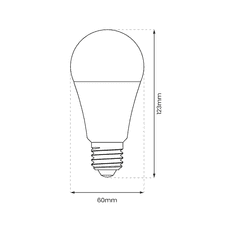 shumee LED žarnica 15W E27 A60 6000K