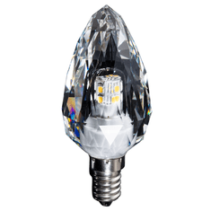 shumee LED žarnica 4W E14 C37 4000K kristalna