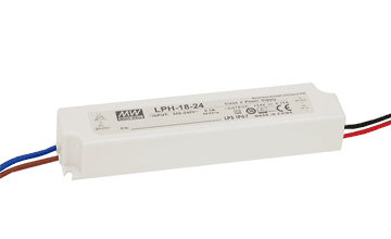 shumee MEAN WELL Preklopni napajalnik; LED-luč; 18 W; 12V; 1,5 A; 180–264 V AC; 254–370 V enosmernega toka; IP67