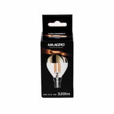 shumee LED žarnica z nitko 4W G45 E14 2700K ZLATA