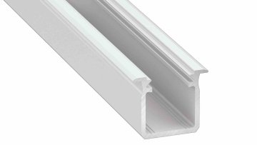 shumee BELI ALUMINIJASTI PROFIL TIP G 1m + MLEČNI SEBUNAR