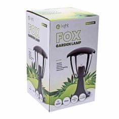 shumee FOX BLACK 1xE27 Majhna stoječa vrtna svetilka