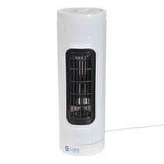 shumee EKO-LIGHT 14" stolpni namizni ventilator bele barve