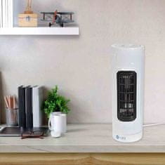 shumee EKO-LIGHT 14" stolpni namizni ventilator bele barve