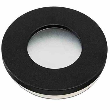 shumee Črn okrogel stropni reflektor IP44