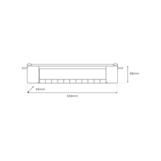 shumee CYBER BLACK 28W LED tirna svetilka