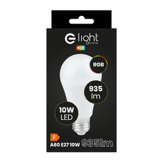 shumee LED žarnica 10W A60 E27 RGB + daljinski upravljalnik
