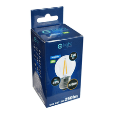 shumee LED žarnica z žarilno nitko 2W E27 G45 2700K