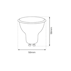 shumee LED žarnica 6,5 W GU10 4000K