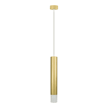shumee Viseča svetilka TUBI GOLD 1xGU10
