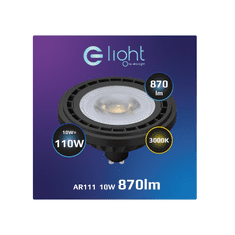 shumee LED žarnica 10W AR111 GU10 3000K/ črna