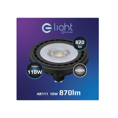 shumee LED žarnica 10W AR111 GU10 4000K/ črna