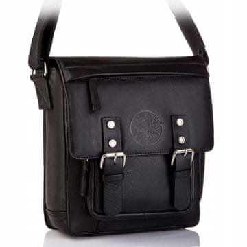 Betlewski TBG-YM-102 ČRNA moška OXFORD torba