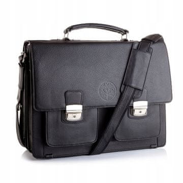 shumee TBG-YM-200 ČRNA moška OXFORD torba