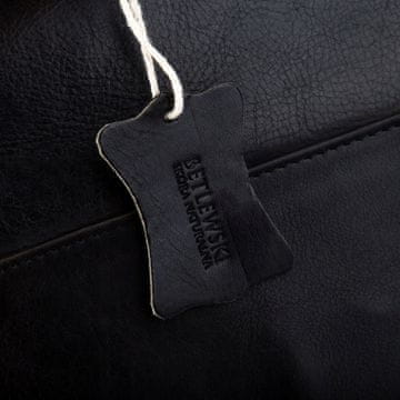 Betlewski Moška torba TBS-307 ČRNE VINTAGE barve