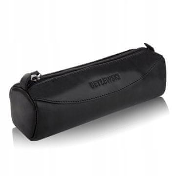 shumee PBS-320 ČRNI usnjen peresnik OFFICE