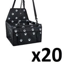 shumee Prenosnik za pse - črn x 20