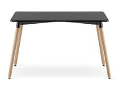 shumee ADRIA miza 120 cm x 80 cm - črna