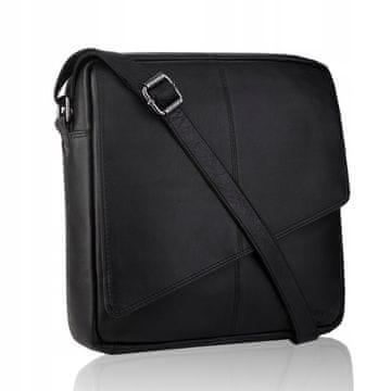 shumee TBS-312 DDDM ČRNA Moška torba CAMBRIDGE