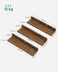 shumee Komplet 3 polic - LWS038T01