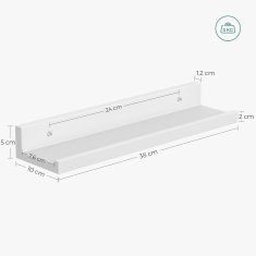 shumee Komplet 3 polic - LWS38WT