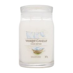 Yankee Candle Signature Clean Cotton 567 g dišeča svečka