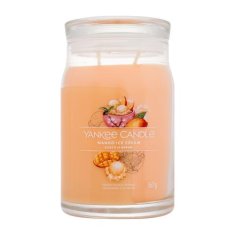 Yankee Candle Signature Mango Ice Cream 567 g dišeča svečka