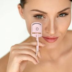 FRILLA® USB polnilni grelni kodralnik trepalnic | GLAMCURLI Roza