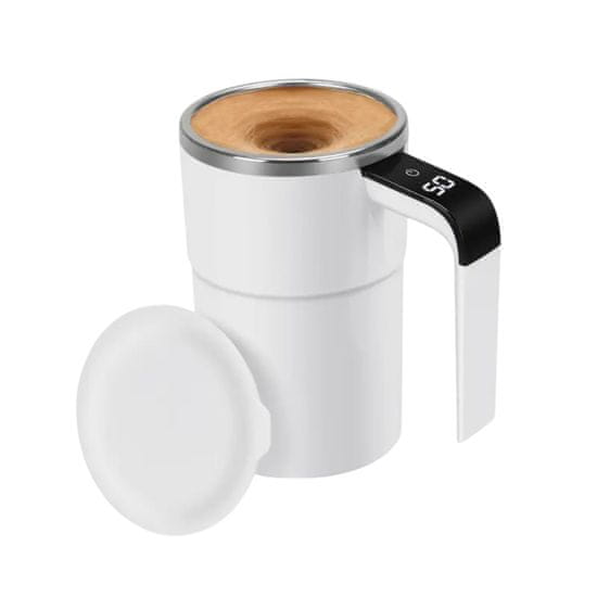 HOME & MARKER® Samomešalna skodelica za kavo z LCD zaslonom | MIKSICUP