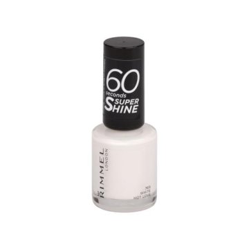 Rimmel 60 Seconds Super Shine hitro sušeči lak za nohte 8 ml Odtenek 703 white hot love
