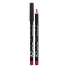 NYX Slim Lip Pencil kremno in dolgoobstojno črtalo za ustnice 1 g Odtenek 817 hot red